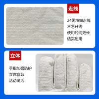 Canvas Work Gloves Heat Resistant Wear-proof Double Layer Protection for Welding and Mechanical Tasks