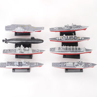4D Assembly Military Ship Model Kit - Aircraft Carrier, Submarine, Destroyer, Cruiser Educational Toy