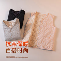 Women's 100% Wool Padded Vest Lightweight Thermal Base Layer