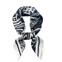 Silky Square Scarf for Women - Lightweight Headscarf, Necktie, or Bag Accessory