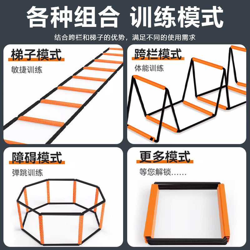 Agility Ladder for Soccer Football Training, Speed and Footwork Exercise Equipment for Kids and Adults