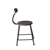 Outdoor Wrought Iron Bistro Set for Balcony Patio Cafe - 3-Piece Bar Table and Chairs