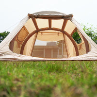 Inflatable Tunnel Tent for 6-8 Person Outdoor RV Camping - Portable Folding Quick Setup Family Tent