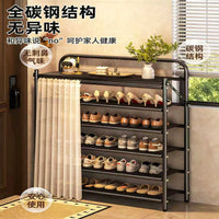Foldable Multi-Layer Shoe Rack Dustproof Storage Organizer for Entryway and Small Spaces
