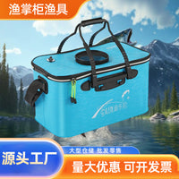 Thickened Foldable EVA Fishing Bucket Live Fish Container