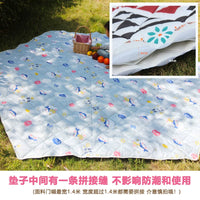 Hexagonal Tent Ground Mat Aluminum Film Moisture-proof Outdoor Camping Thickened Insulation Pad