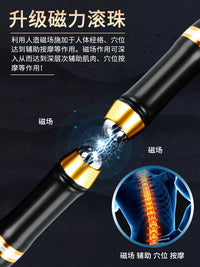 Extendable Back Scratcher with Magnetic Roller Ball or Ceramic Claw