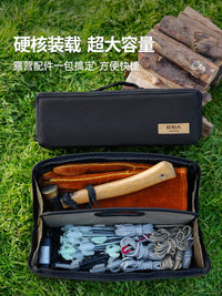 Primitive Outdoor Tent Peg Storage Bag Camping Awning Fixed Accessories Multi-functional Tool Bag Hammer Organizer