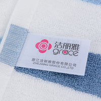 Jie Li Ya 90*34cm Pure Cotton Sports Towel for Men, Thickened Absorbent Bath Towel