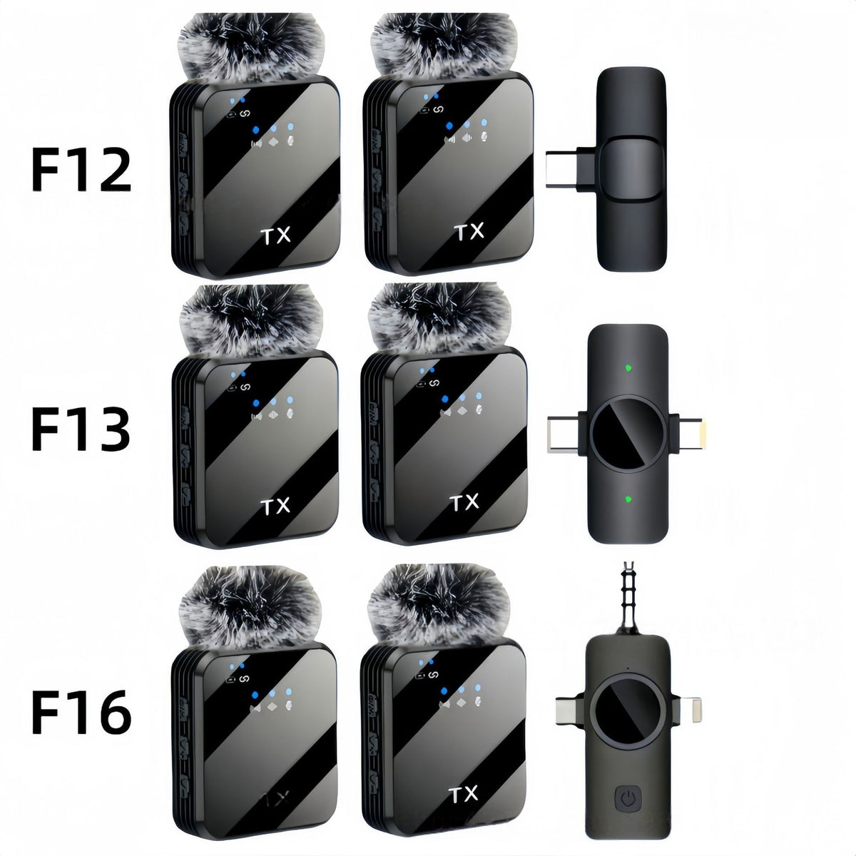 Wireless Lavalier Microphone for Live Streaming and Recording, Noise Reduction, 3-in-1 Universal Compatibility