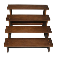 Solid Wood Tiered Display Stand for Bracelets and Hairpins