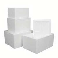 Insulated Foam Cooler Box for Seafood, Fruit, and Perishable Goods Shipping