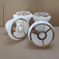 European Crystal Glass Lampshade for E14/E27 Screw Base, Universal Replacement for Wall and Table Lamps