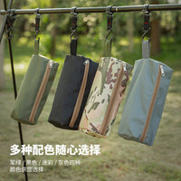Outdoor Waterproof Hanging Tissue Box Holder for Camping and Car Use