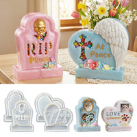 Heart-shaped Pet Urn Resin Mold for DIY Cat Dog Memorial Keepsake