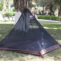 Outdoor Mosquito Net Tent Portable Trapezoidal Canopy for Camping and Patio