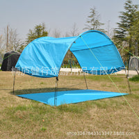 Beach Camping Tent with Integrated Ground Sheet for 5-8 People