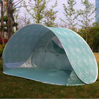 Automatic Pop-Up Beach Tent for 3-4 People - UV Protection, Quick Open, Sun Shelter for Fishing & Park