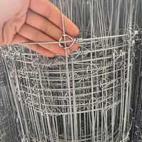 Galvanized Steel Ring-Lock Field Fence for Livestock and Orchard Protection