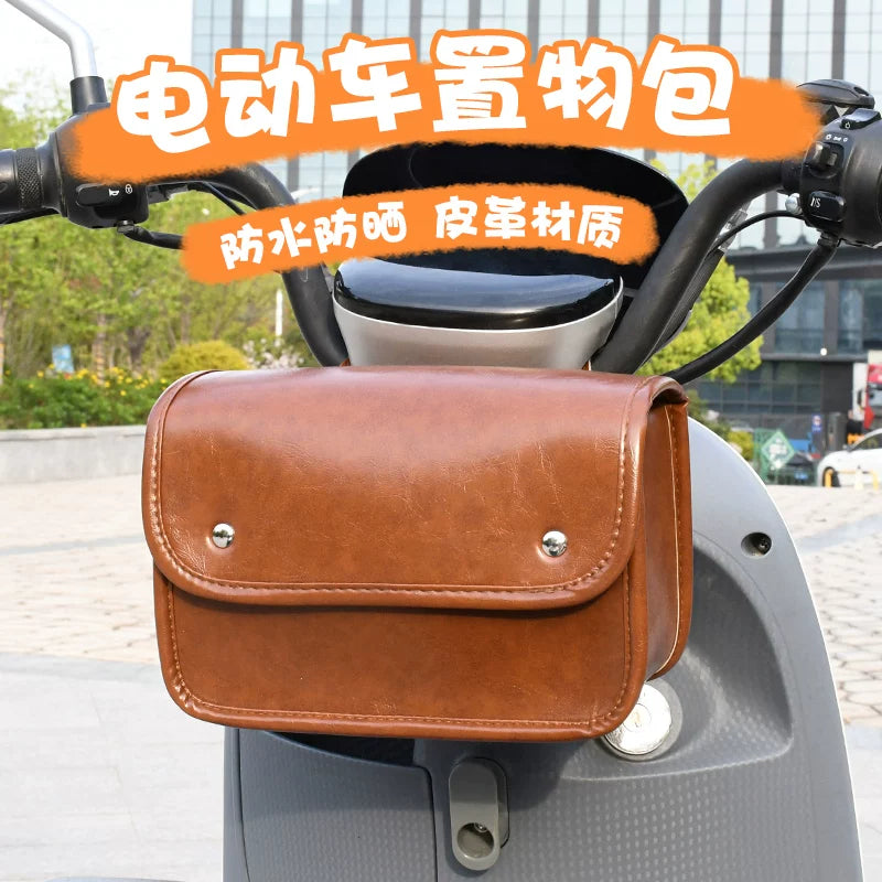 Electric Scooter Front Storage Bag Waterproof Charger Pouch