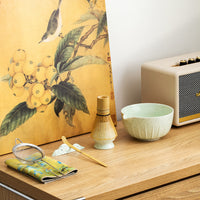Bamboo Matcha Whisk Set with Bowl and Accessories for Traditional Japanese Tea Ceremony
