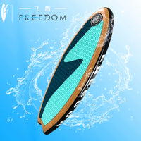 Inflatable Surfboard for Beginners, Adults, and Kids - Swimming Paddle Board with Hand/Foot Paddles