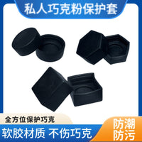 Soft Rubber Billiard Chalk Holder with Lid - Square/Round Chalk Case