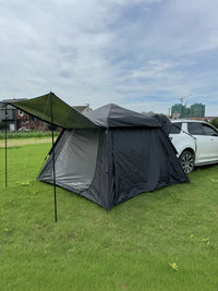 Automatic Pop-Up Car Tailgate Tent for Camping, Sunshade, Rainproof, Mosquito Net, Double Layer Oxford Cloth