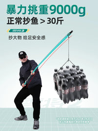 Bennuo Carbon Fiber Telescopic Fishing Landing Net Pole Set for Large Fish