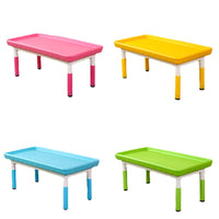 Kids Multi-functional Sand and Water Table with Building Blocks, Learning Toy Game Table for Toddlers and Children