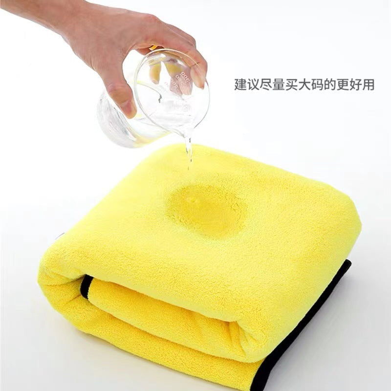 宠物毛巾 吸水速干珊瑚绒宠物浴巾狗狗猫咪加厚洗澡毛巾