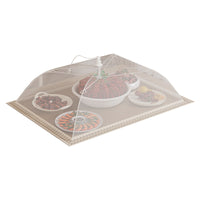 Foldable Mesh Food Cover Tent for Dining Table - Anti-Fly Dustproof Leftover Dish Protector