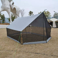 Multi-functional Large Outdoor Camping Tarp Tent with Mosquito Net - Waterproof & Sun Protection