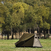 15D Single Silicone Lightweight 1-Person Tent for Camping Hiking, Waterproof & Mosquito-Proof, 4-Season