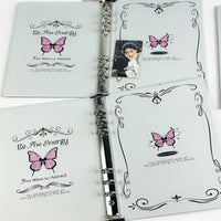 A5 Kpop Photocard Binder with Hardcover, 4-Pocket Pages, Loose-Leaf Album for Collectibles