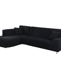 Solid Color Stretch Sofa Cover Slipcover for Armless Sofa Bed and Standard Sofas