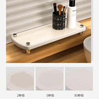 Japanese Style Diatomaceous Earth Toothbrush Holder for Bathroom Countertop