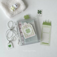 Lucky Series Acrylic Charm Bookmark with Transparent Card