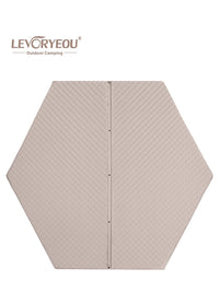 Self-Inflating Hexagonal Camping Mat, 5cm Thick, Moisture-Proof, Portable Sleeping Pad for Outdoor Activities