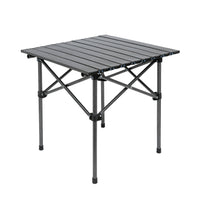 Portable Folding Camping Table and Moon Chairs Set for Adults and Kids