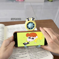 Mini Octopus Fan with Phone Holder, Portable Foldable Desktop Fan