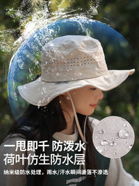 Lightweight Quick-Dry Breathable Sun Protection Bucket Hat for Outdoor Hiking