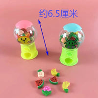 12-Pack Rainbow Cartoon Mini Erasers for School & Kindergarten Gifts