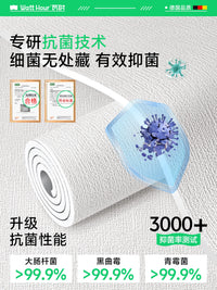 Self-Adhesive 3D Waterproof Moisture-Proof Gray Wall Sticker Wallpaper for Home Decor