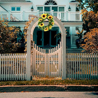 Artificial Sunflower Wreath for Wedding & Home Decor