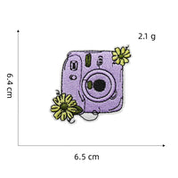 Purple Series Embroidered Iron-On Patches for Clothing Decoration