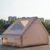 Portable Inflatable Camping Tent with Sun Protection for Outdoor Fishing and Wild Adventures