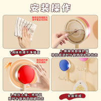 Dopamine Suction Cup Hooks, Punch-Free, Strong Bearing, Adhesive Hooks for Entryway, Door, Keys, Hats