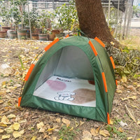 Outdoor Pet Tent for Cats and Small Dogs, Portable Sunshade Rainproof Breathable Pet House for Camping and Travel