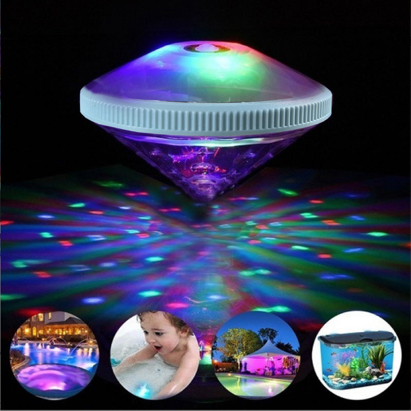 LED Submersible Floating Pool Light with RGB Color Changing for Bathtub, Spa, and Fountain